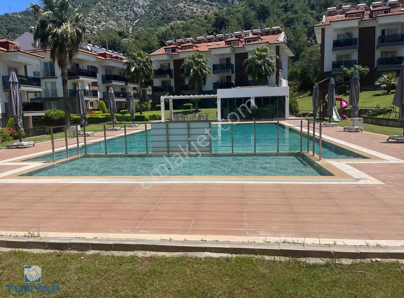 Fethiye Likya Garden Sitesinde Satılık 2+1 Eşyalı Bahçe Katı - Görsel 12