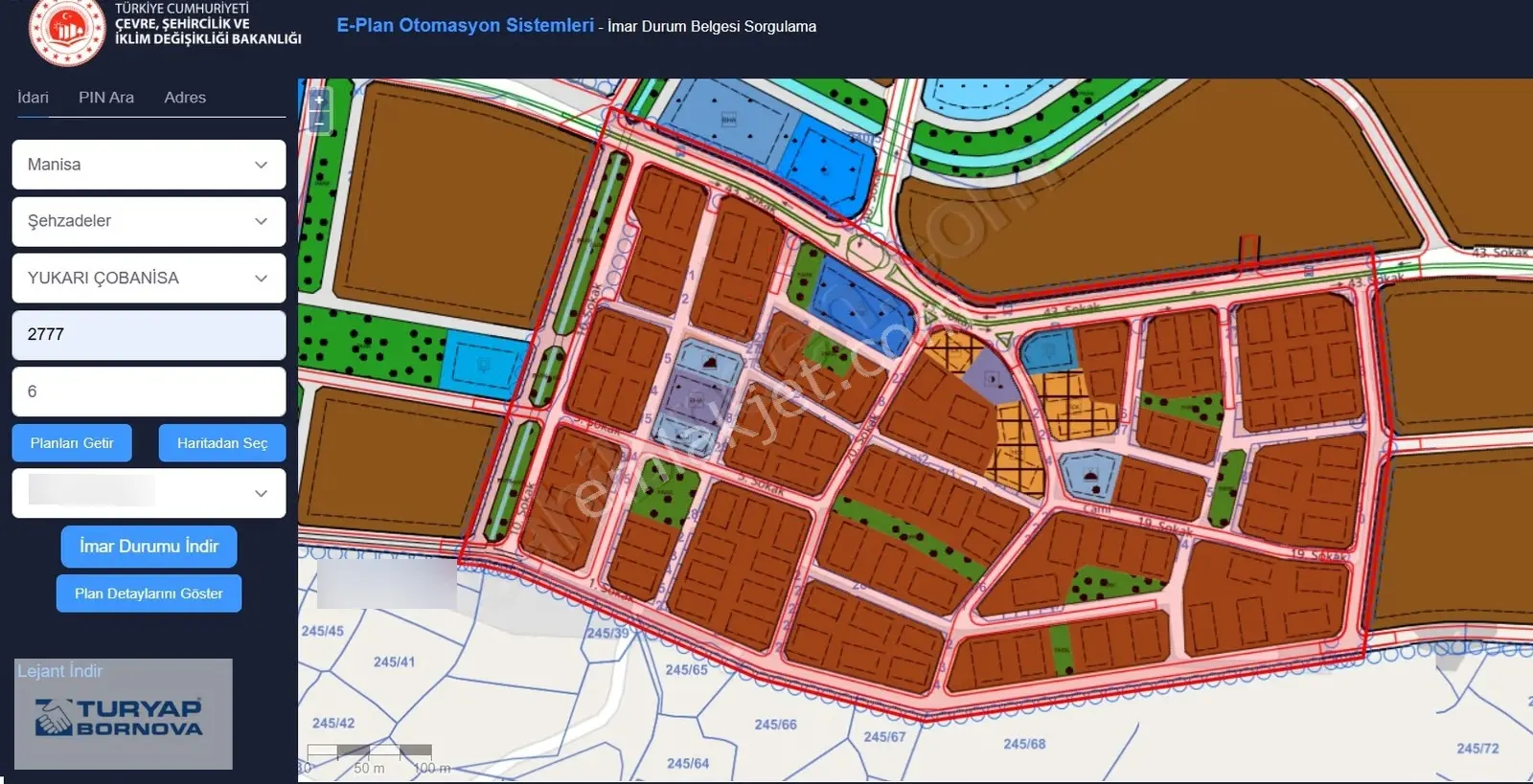 Manisa Şehzadeler De Stratejik 166m² Arsa - Görsel 7
