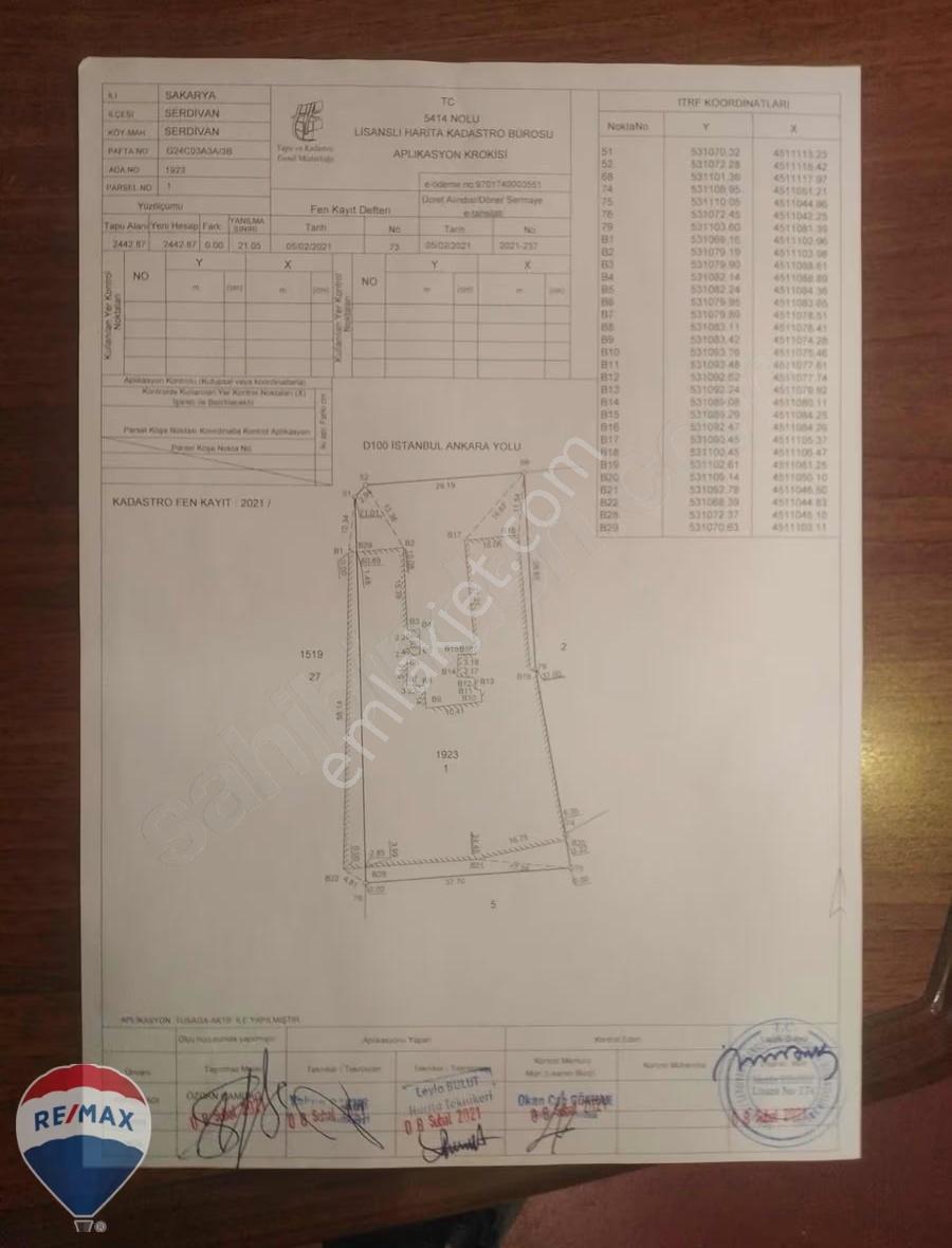 Remax Maviden D100 İstanbul-ank.yoluna 29 M Cephe Ticari İmarlı - Görsel 6