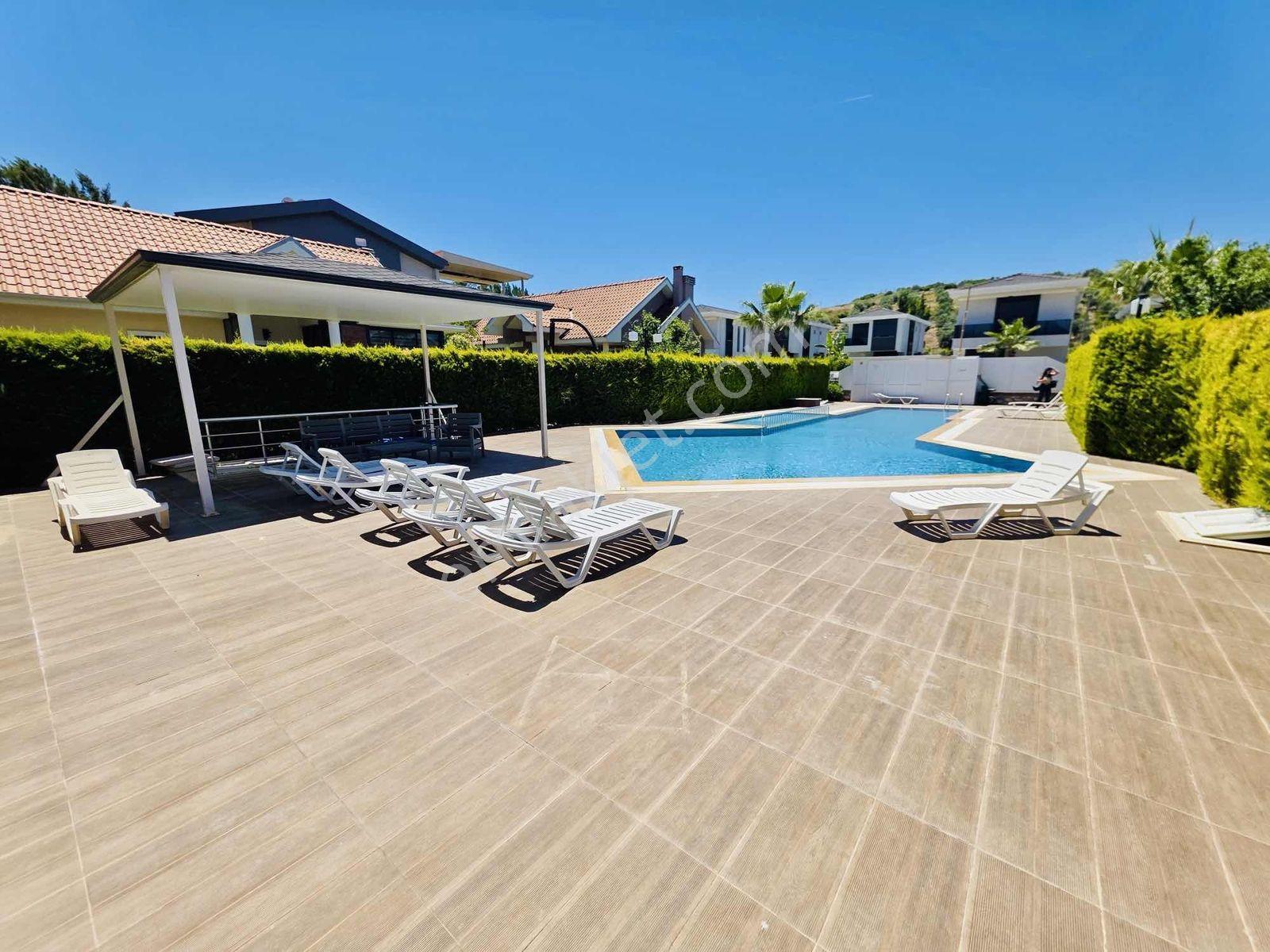 Denize 800m, Havuzlu Sitede Müstakil Bahçeli 2+1 Bungalov Villa - Görsel 16