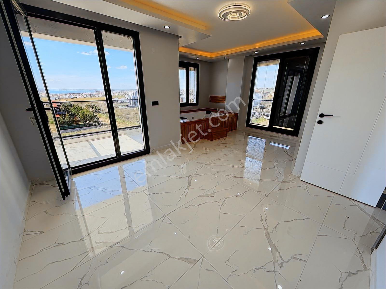Deniz Manzaralı Jakuzi Hamam Saunalı Ultra Lüx 4+1 Satılık Villa - Görsel 19