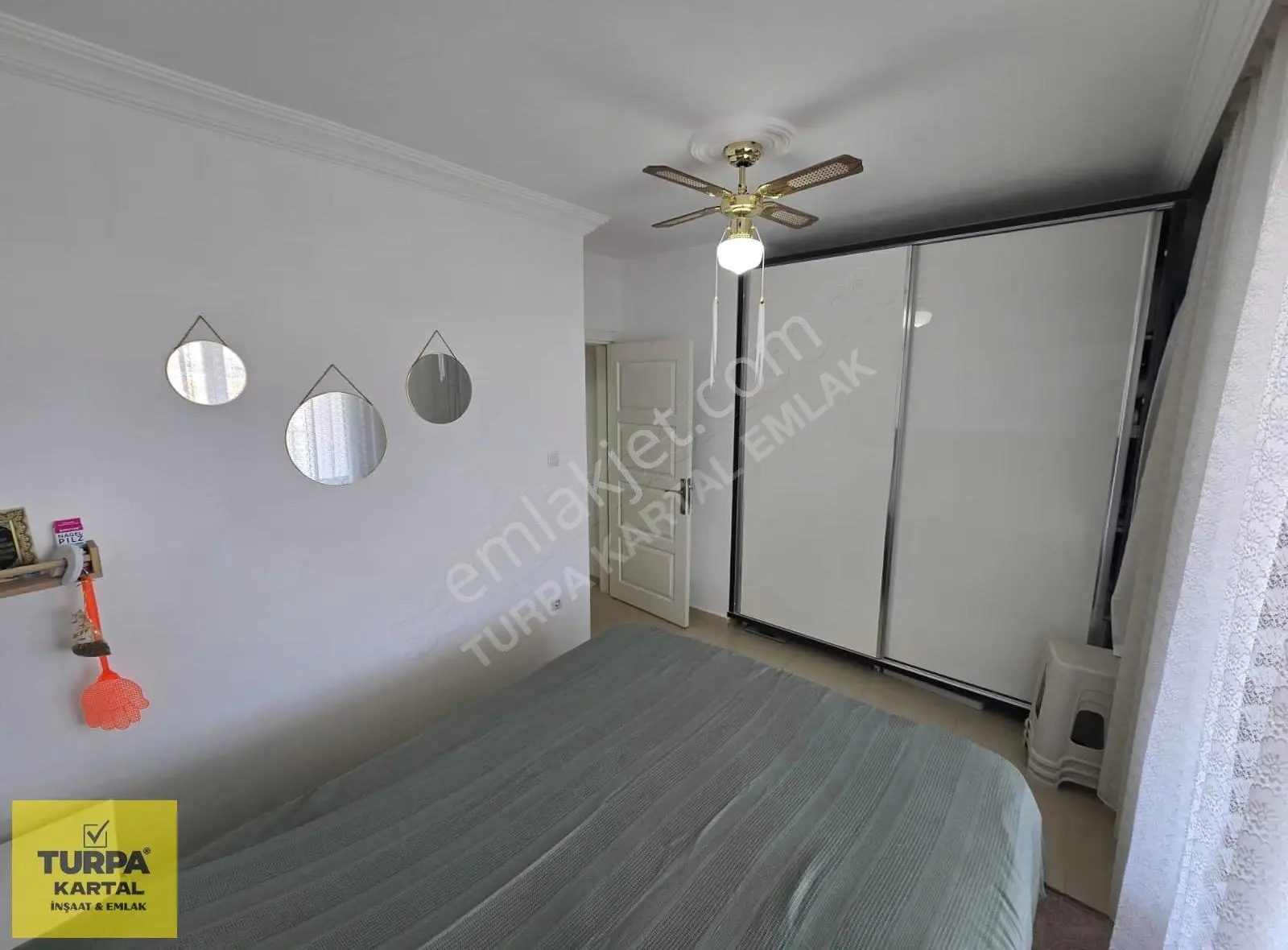 Didim Akbük'te Ful Deniz Manzaralı Eşyalı 2+1 Daire - Görsel 17