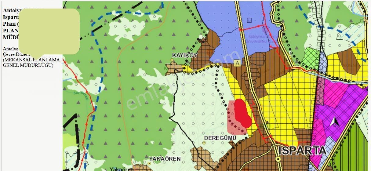 Isparta Kayı Köyü'nde 1371 M2 Satılık Tarla - Görsel 20