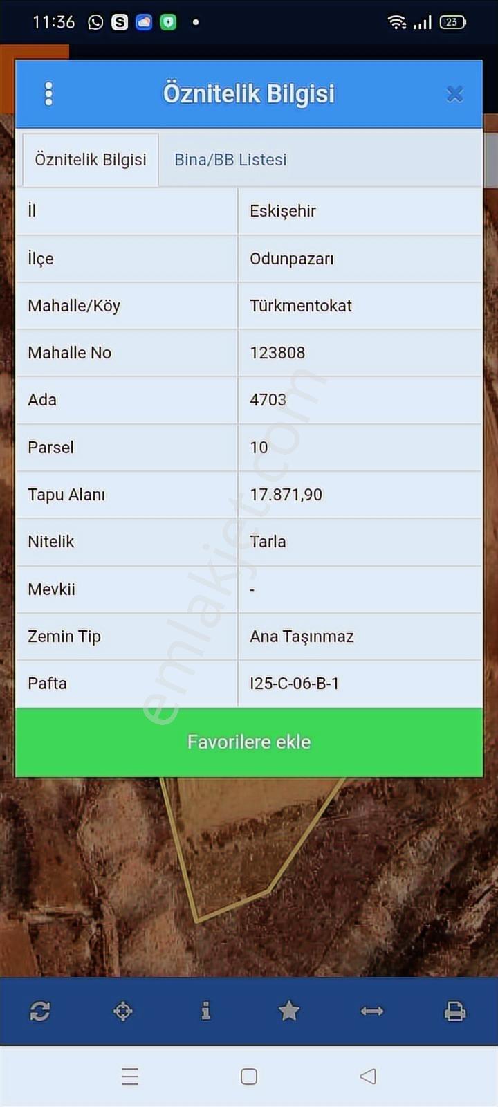 Eskişehir Türkmentokat Köy İçi Yatırımlık 9.458 M2 Satılık Tarla - Görsel 6