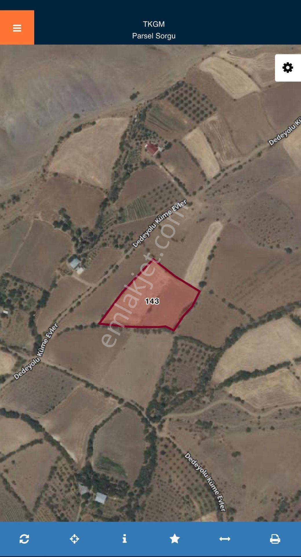 Sivrice Dedeyolu Köyü, 7.300 M2, Tek Parça Sulu Tarla ...