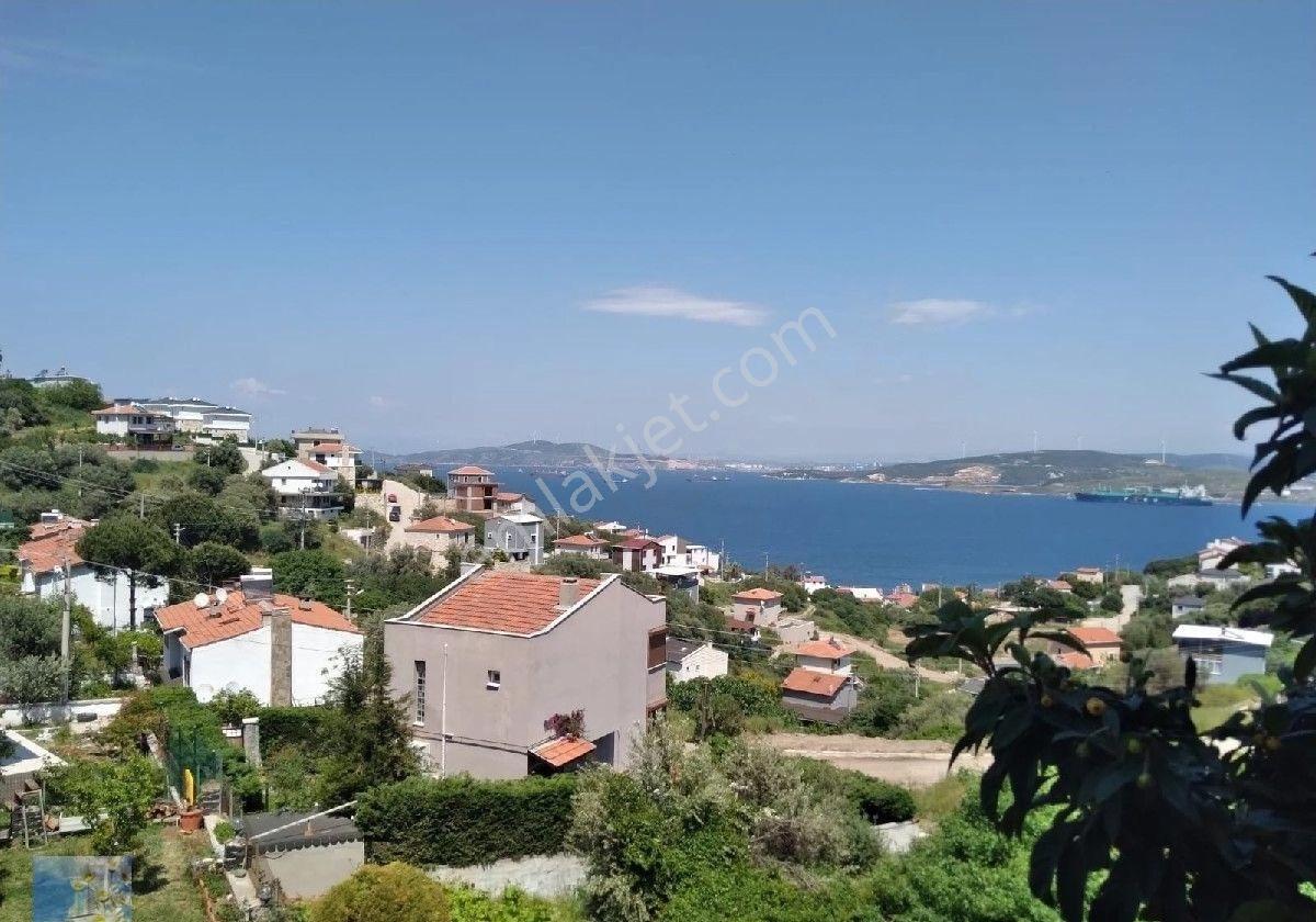 Yeni Foça Da Ful Deniz Manzaralı Eşyalı Mustakil Sezonluk Kiralık Villa - Görsel 7