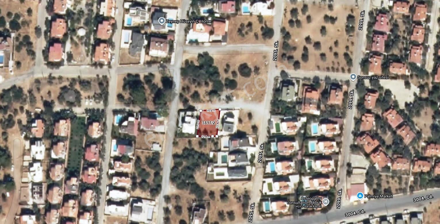 Didim Akbük Merkezde / Deniz Manzaralı / Satılık Arsa - Görsel 7