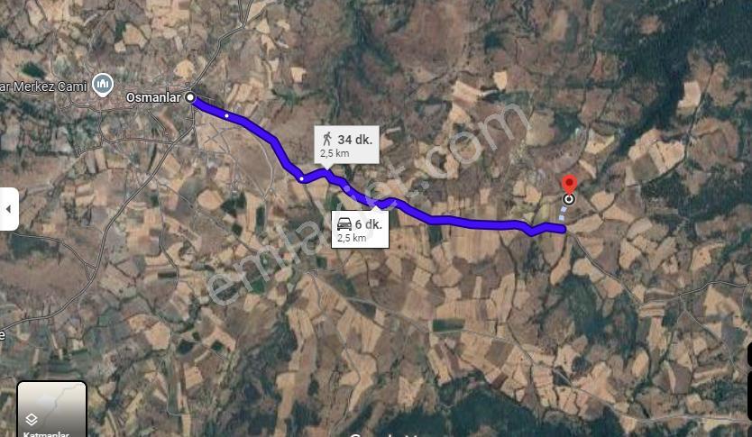 Balıkesir Sındırgı Osmanlar'da Yola Cephe 26.814m2 Fırsat Tarla - Görsel 4