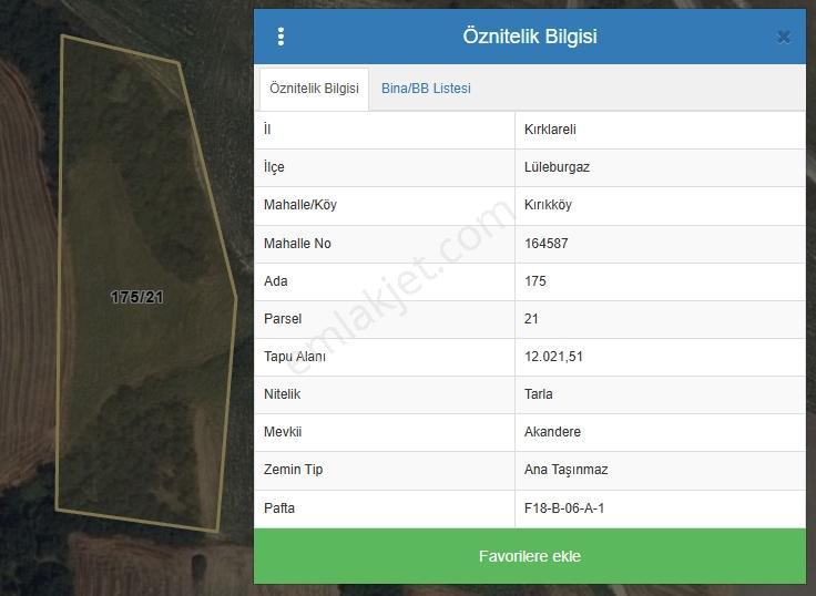 Satılık Lüleburgaz Kırıkköy'de 12 Dönüm Tek Tapu - Görsel 3