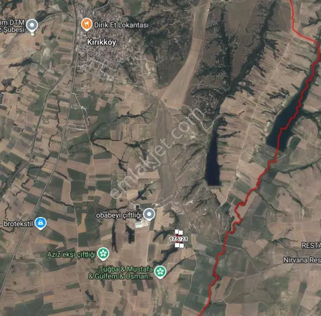 Satılık Lüleburgaz Kırıkköy'de 12 Dönüm Tek Tapu - Görsel 4