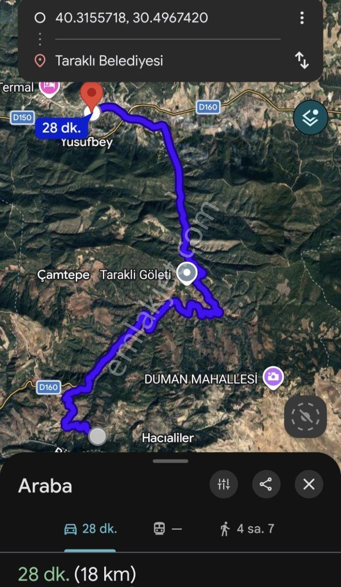 Adaplatin'den Taraklı Pirler'de 7022m2 Ceviz Fidanı Dikili Tarla - Görsel 11