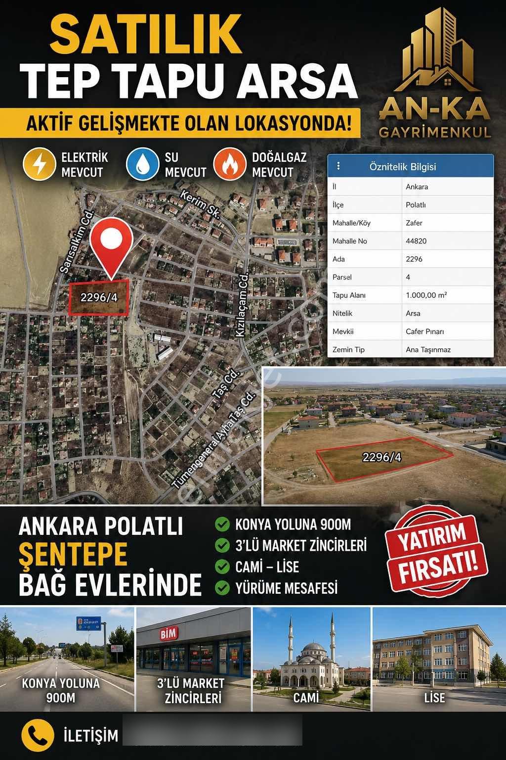 An-ka'dan Şentepe Bağ Evlerinde Tek Tapu Arsa!