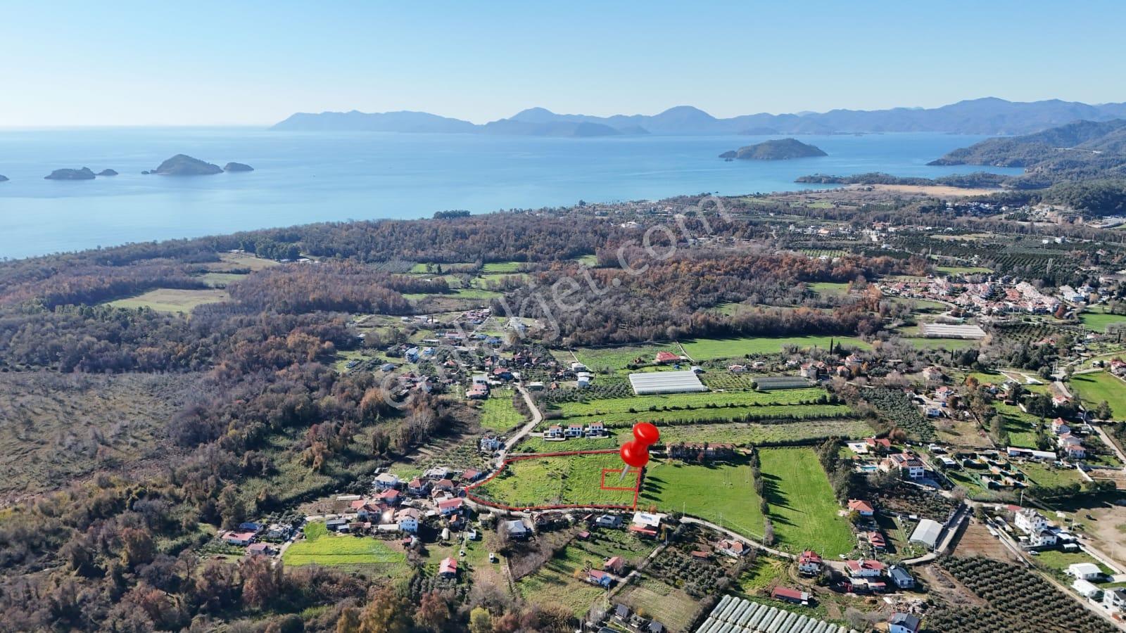 Fethiye Yanıklarda Deniz Manzaralı Narenciye Kokulu 725m2 Villa Parseli