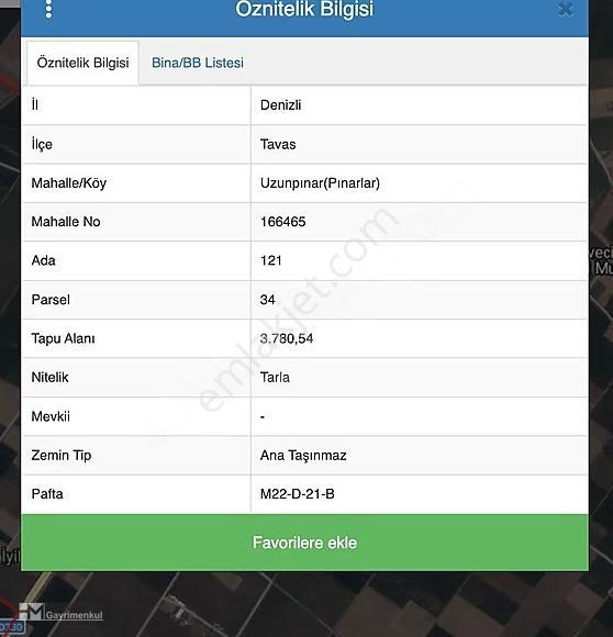 Hm Gayrimenkul'den Muğla Denizli Asfaltına Yakın Satılık Tarla