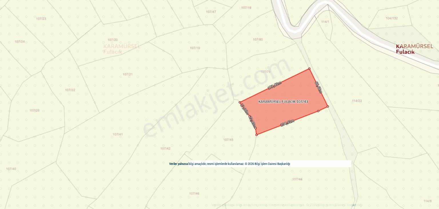 Uzmanlar'dan Fulacık %5 İmarlı 7532 M2 Satılık Tarla - Görsel 22