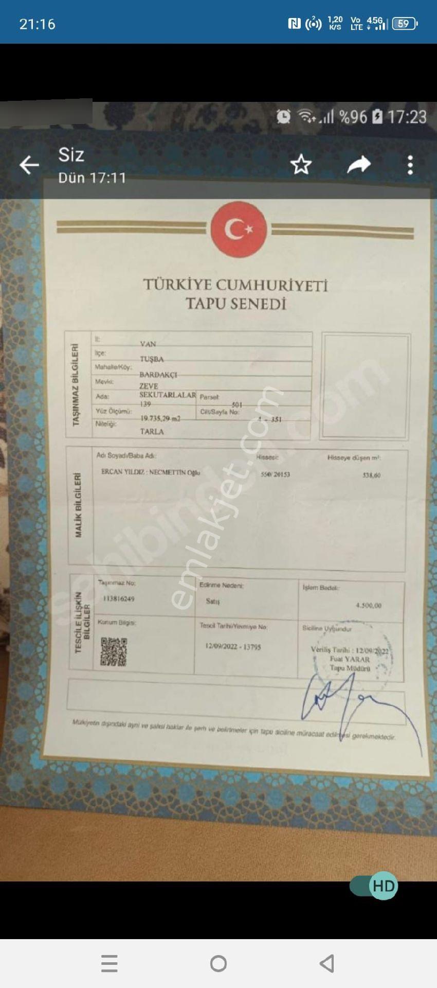 Van Gölünde Acil Satlık - Görsel 6