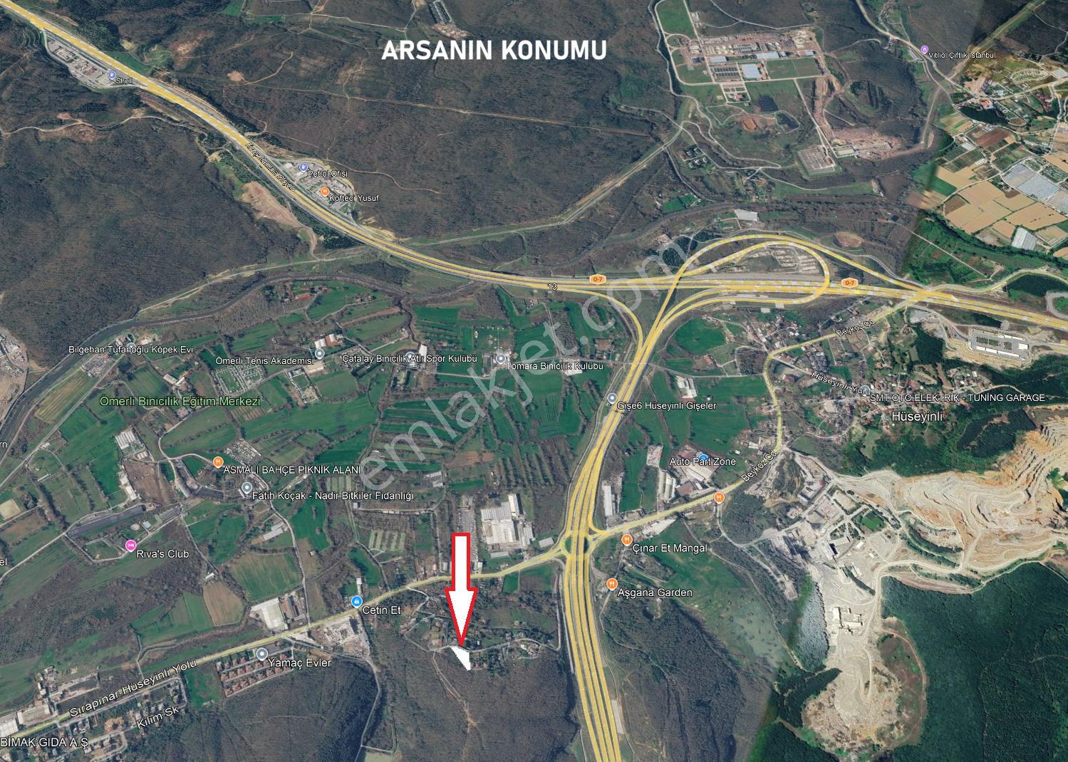 Çekmeköy Hüseyinli'de Manzaralı, İmarlı Arsa - Görsel 17