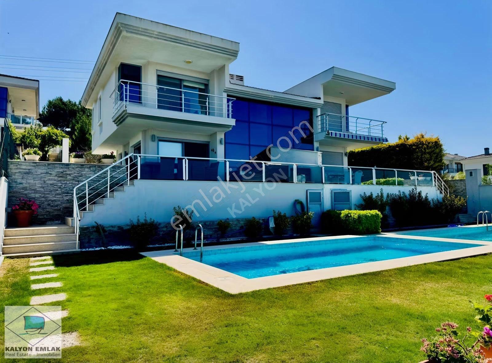 Kalyon'dan Satılık Boyalık'ta Ful Deniz Manzaralı Havuzlu Villa - Görsel 4