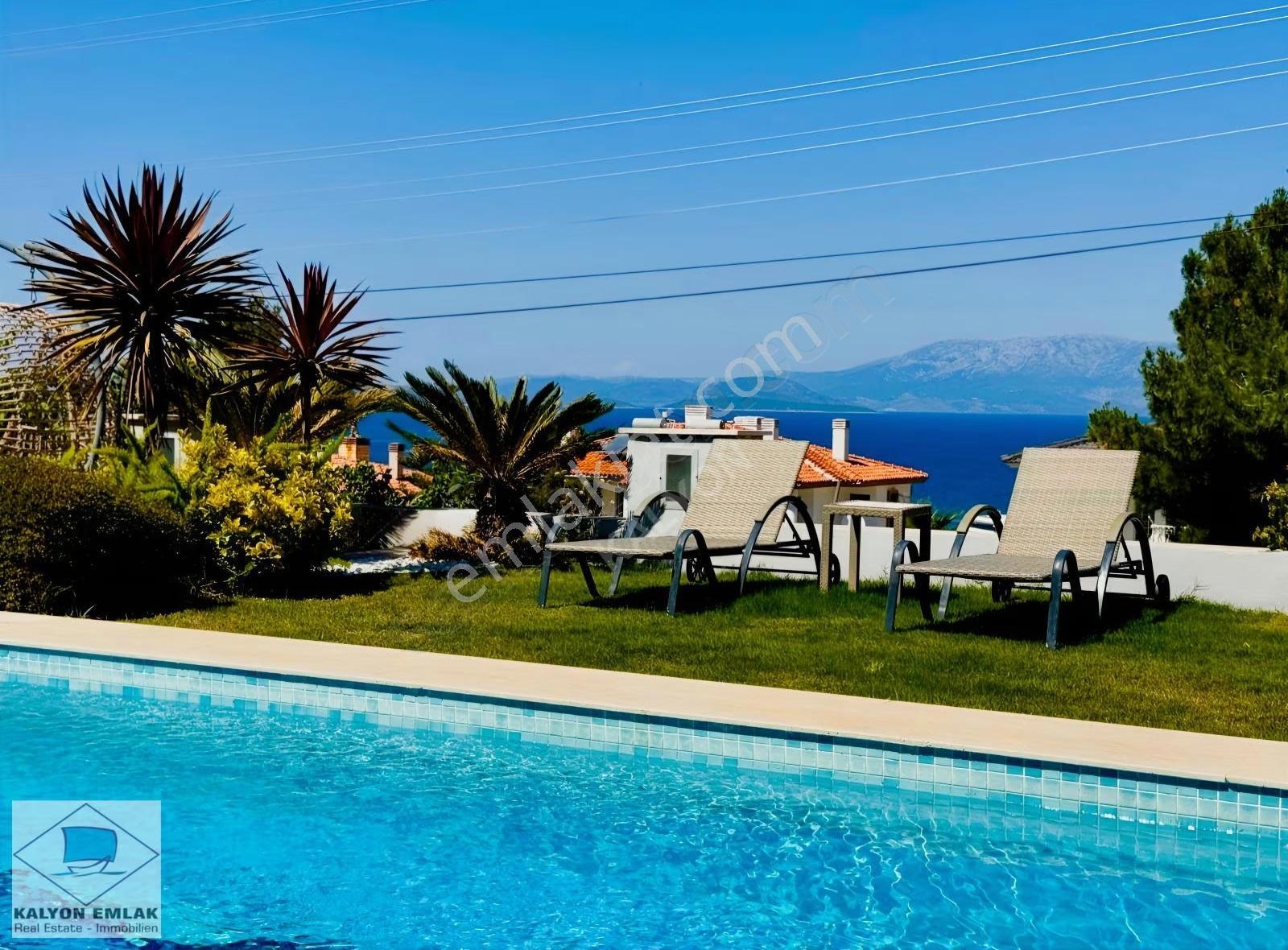 Kalyon'dan Satılık Boyalık'ta Ful Deniz Manzaralı Havuzlu Villa - Görsel 14