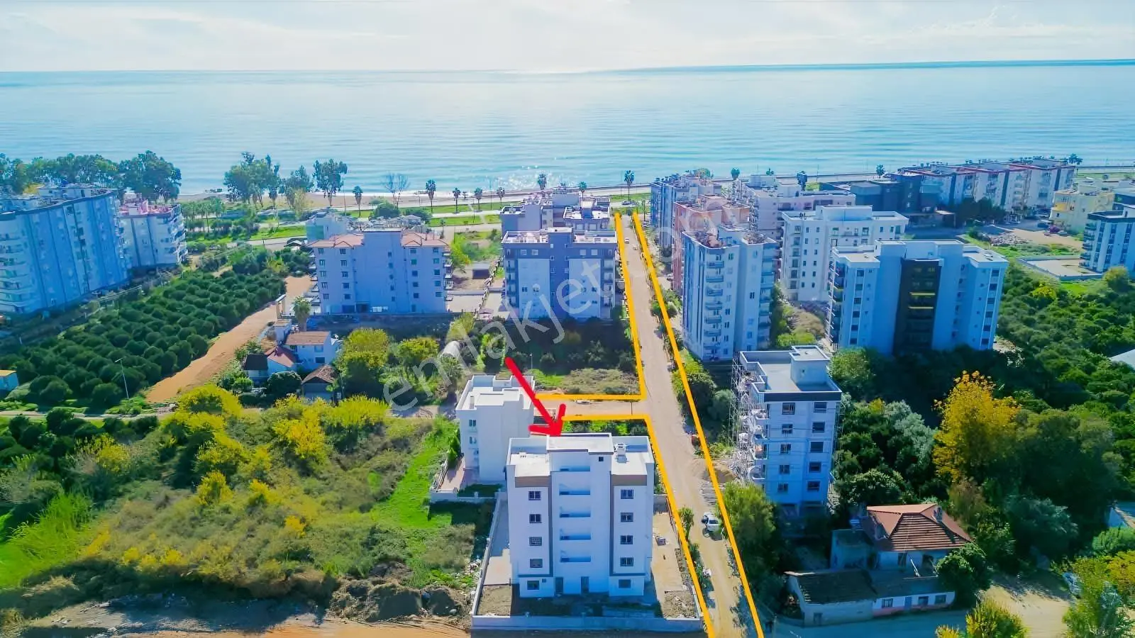 Ertuğrul'dan Deniz Manzaralı 2+1 Amerikan Mutfak Satılık Daire