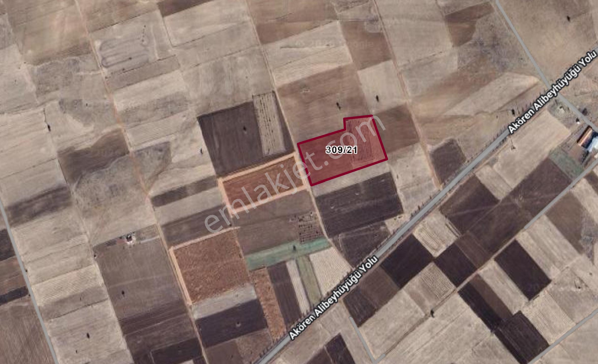 Konya Akören Orhaniye'de 22.148 M² Tarım Arazisi - Görsel 2