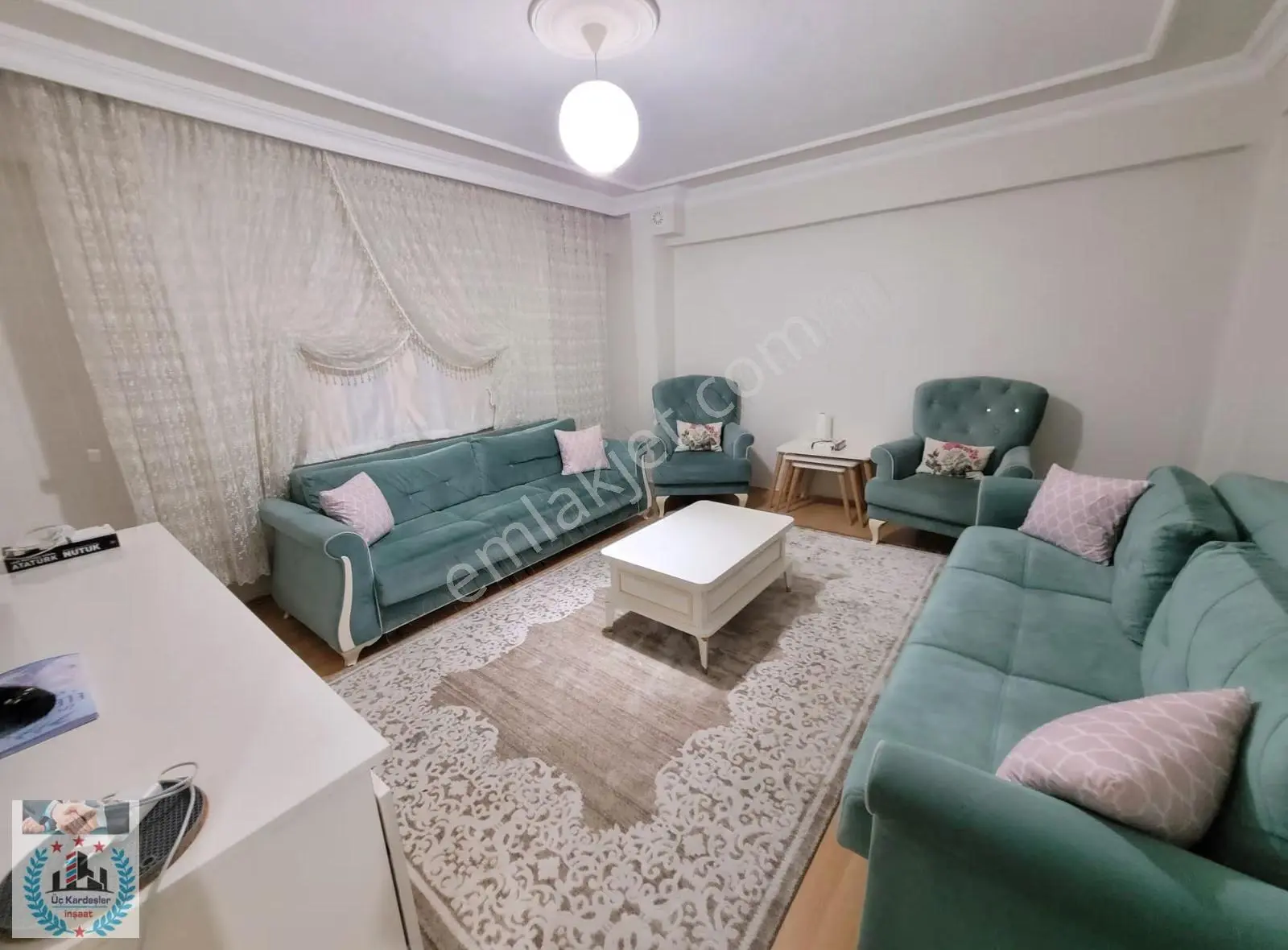 Üç Kardeşler'dn Yunus Emre Mh 2+1 Satılık 105m² Yüksek Giriş Da.
