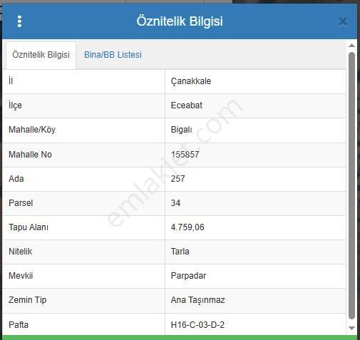 Çanakkale Eceabat Bigalı'da Denize Yakın Asfalta Cepheli Kupon Cevizlik - Görsel 5