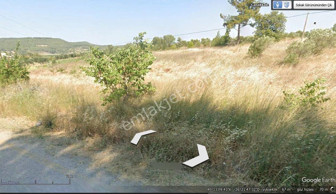 Çanakkale Eceabat Bigalı'da Denize Yakın Asfalta Cepheli Kupon Cevizlik - Görsel 20