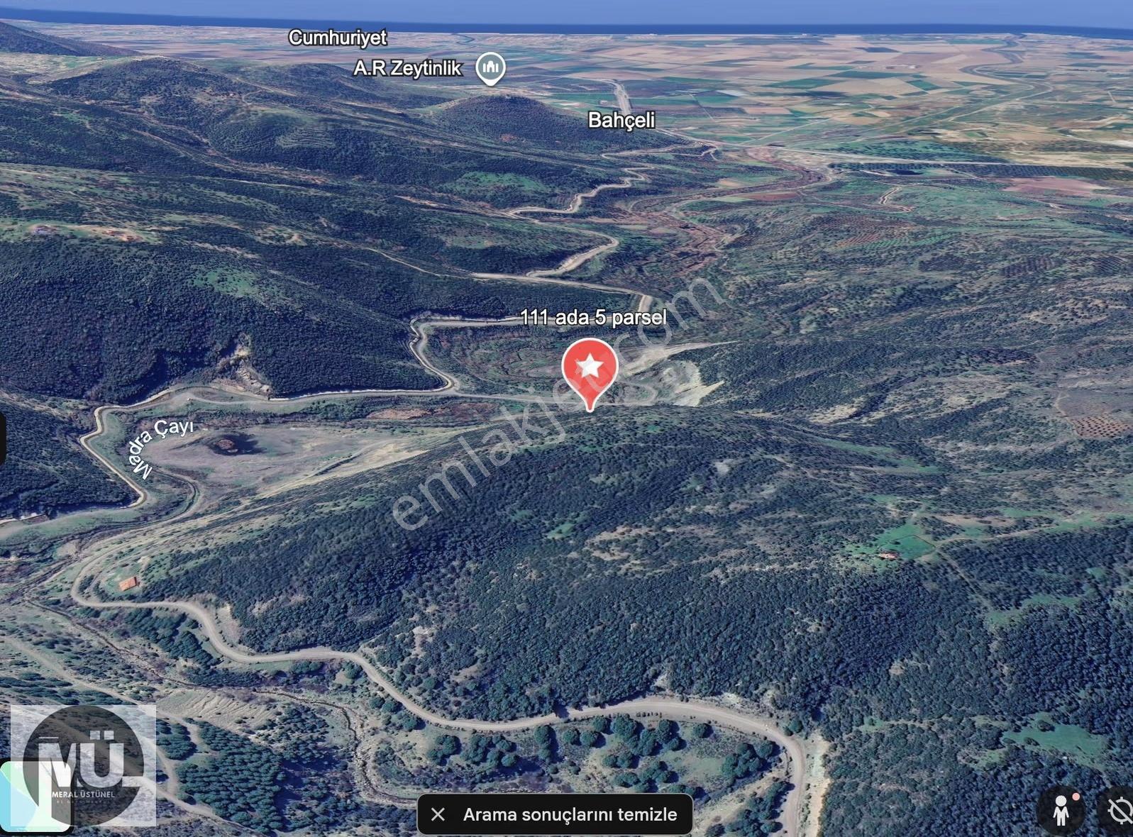 Ayvalık'ta Yüksek Konum Deniz Manzaralı 37.595 M2 Satılık Arazi - Görsel 6