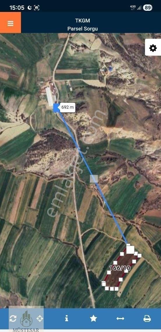 Göynük Ahmetler Köyü Satılık 5872m2 Tarla 1/2