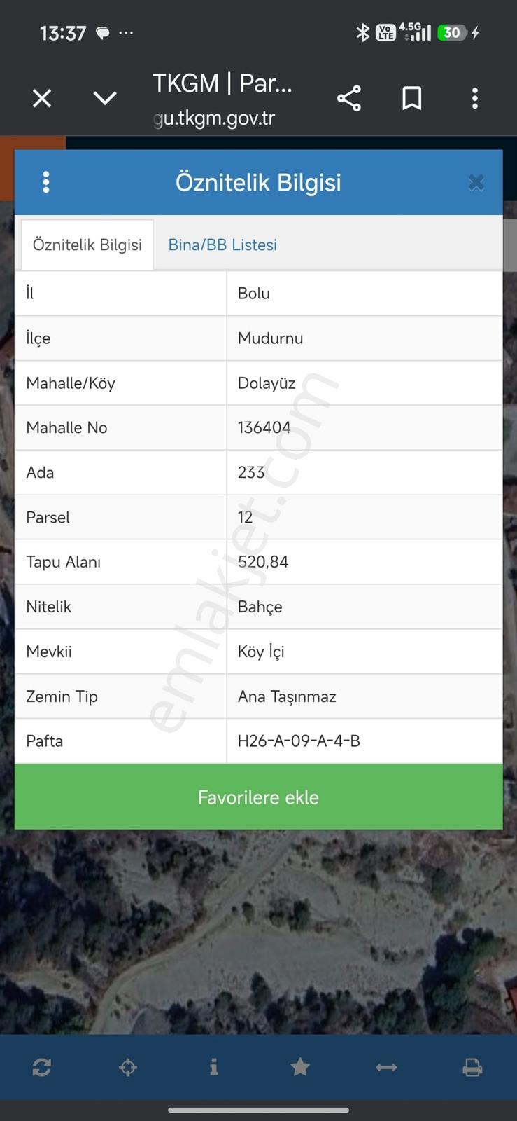 Cityland'den Mudurnu Dolayüzde Köy İçi Arsa - Görsel 4