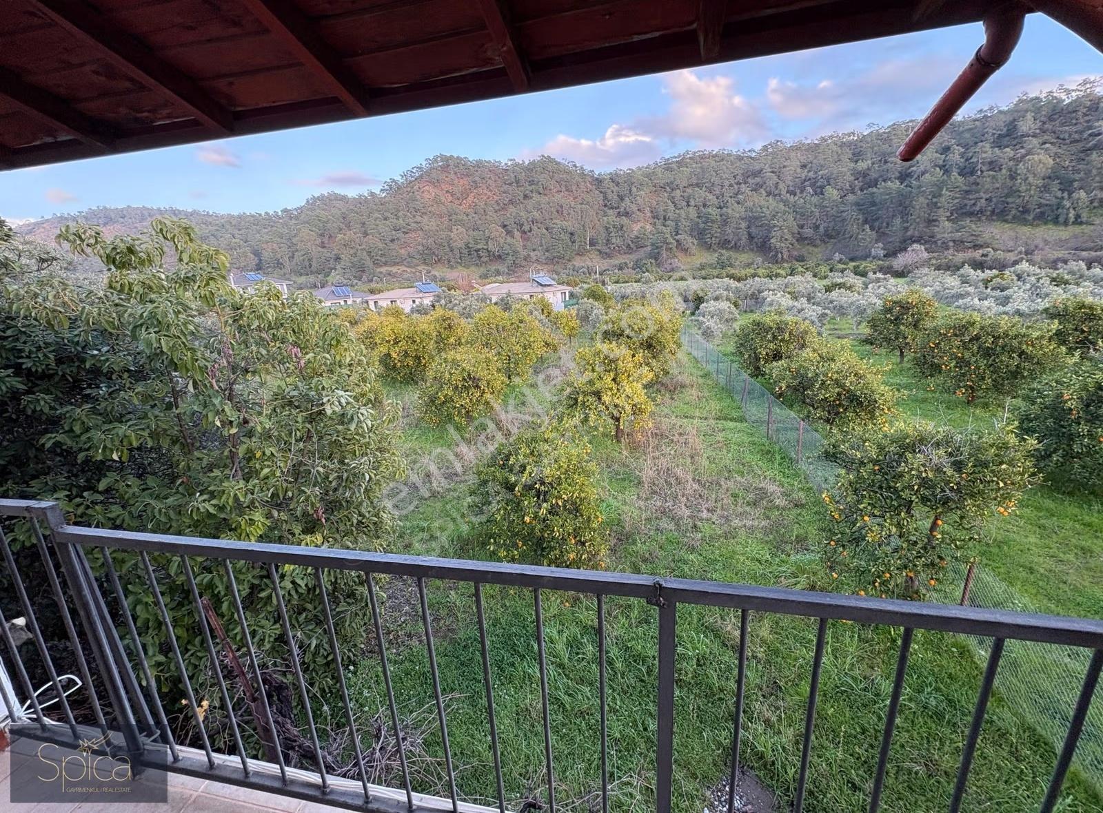 Fethiye Yanıklar'da Doğa İçinde Havuzlu, Kiralık Müstakil Ev - Görsel 34