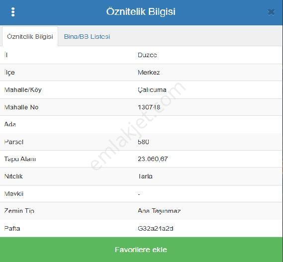 Turyap Palas'tan Düzce Gişelerine Yakın Satılık 21 Dönüm Arazi - Görsel 3