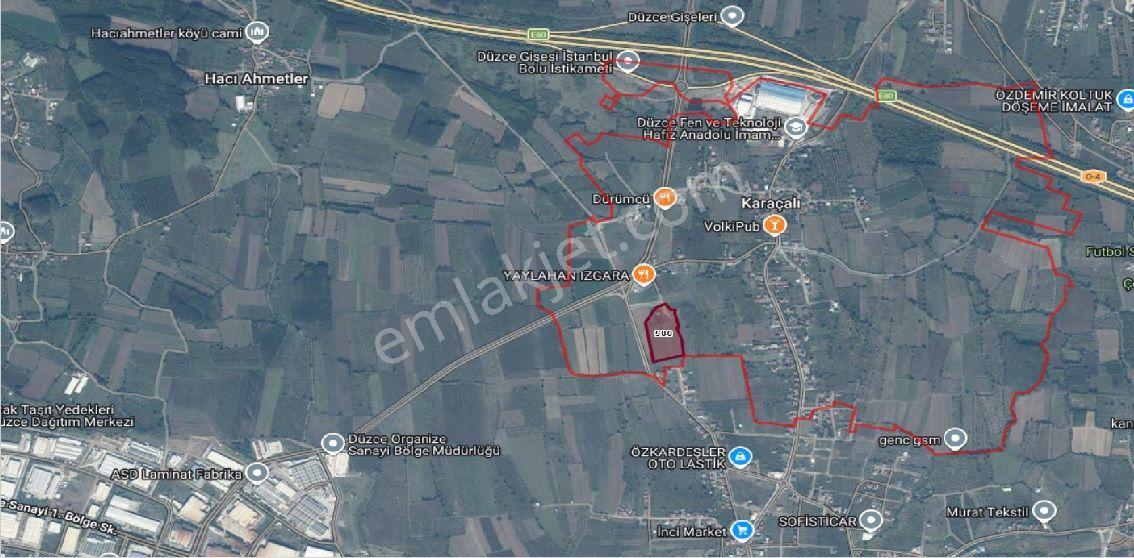 Turyap Palas'tan Düzce Gişelerine Yakın Satılık 21 Dönüm Arazi - Görsel 2