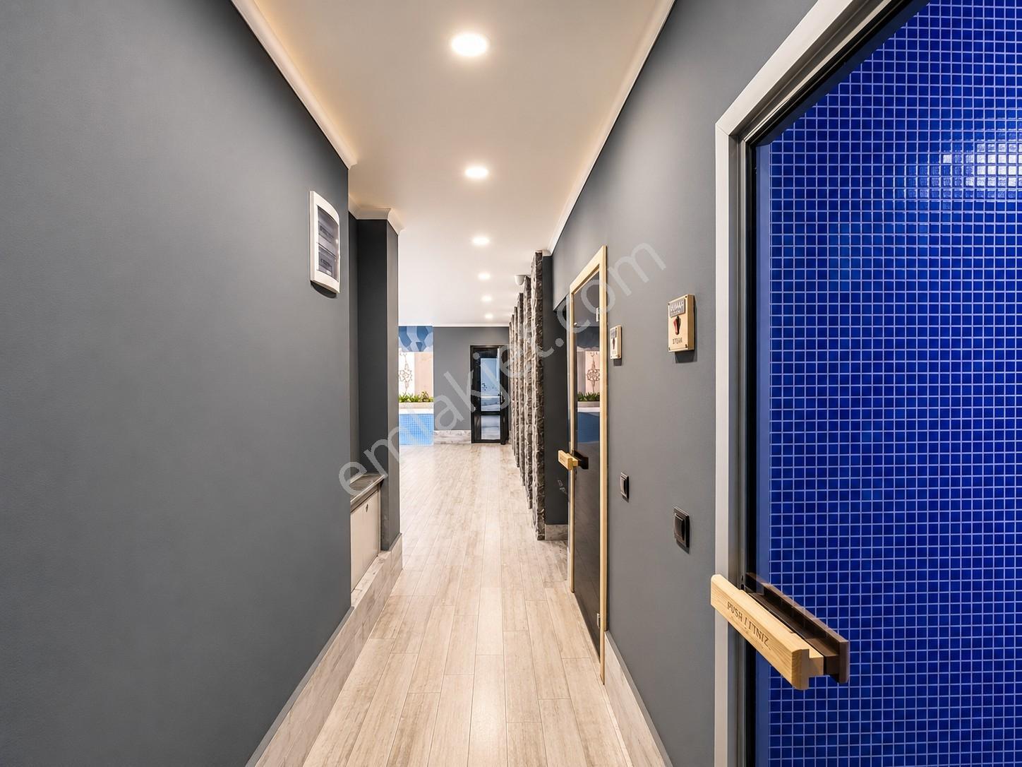 Alanya Oba 1+1 55m2 Havuz,fitness,sauna,otopark,buhar Odası,lüxx - Görsel 14