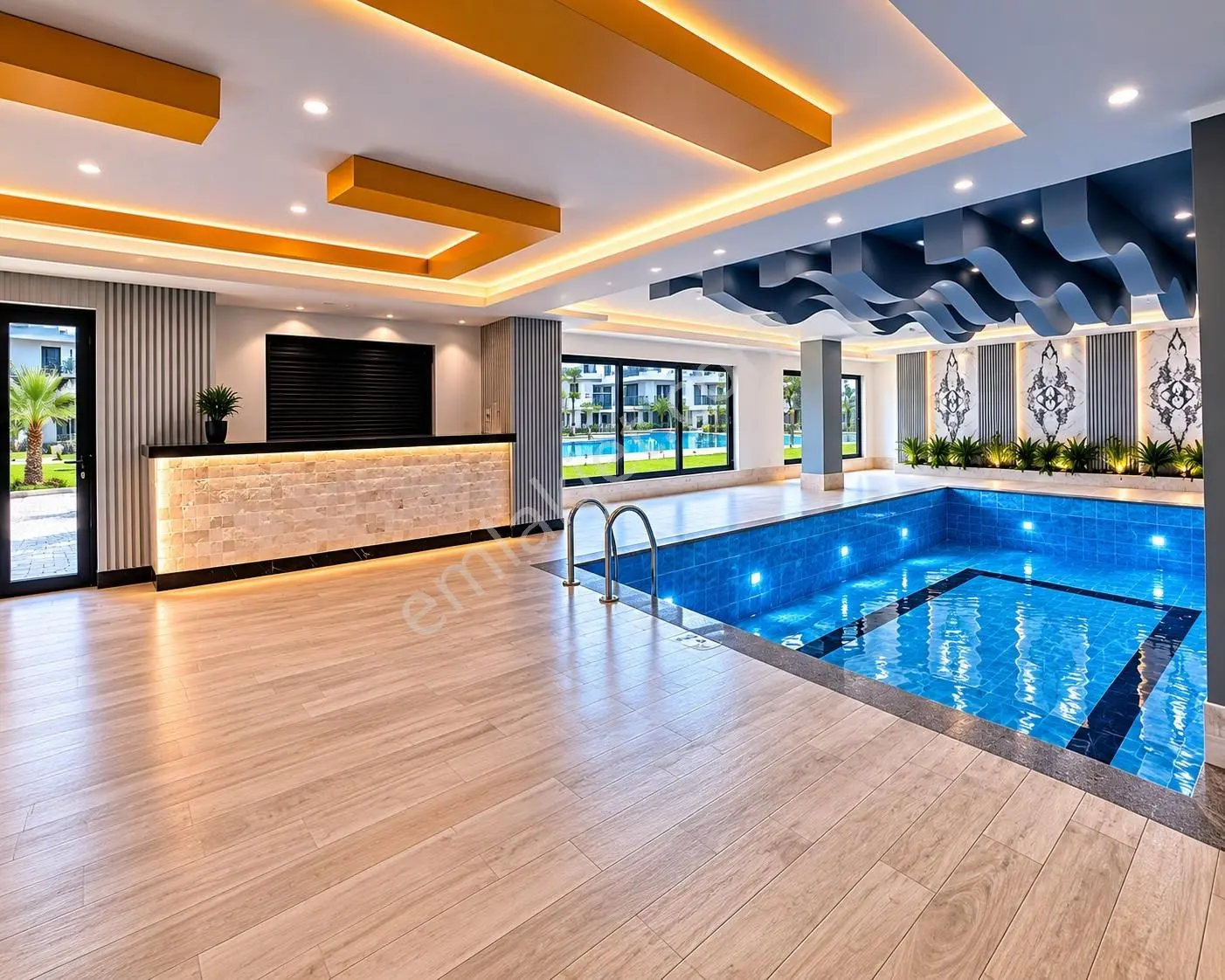 Alanya Oba 1+1 55m2 Havuz,fitness,sauna,otopark,buhar Odası,lüxx - Görsel 32