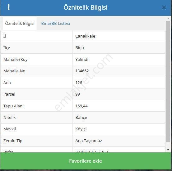 Lir Den Çanakkale Biga Yolindi Köyü'nde Satılık 159 M² Arsa - Görsel 17