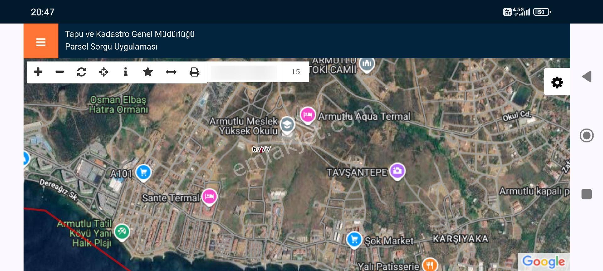 Yalova Armutlu'da Full Deniz Manzaralı 307 Mt.arsa - Görsel 15