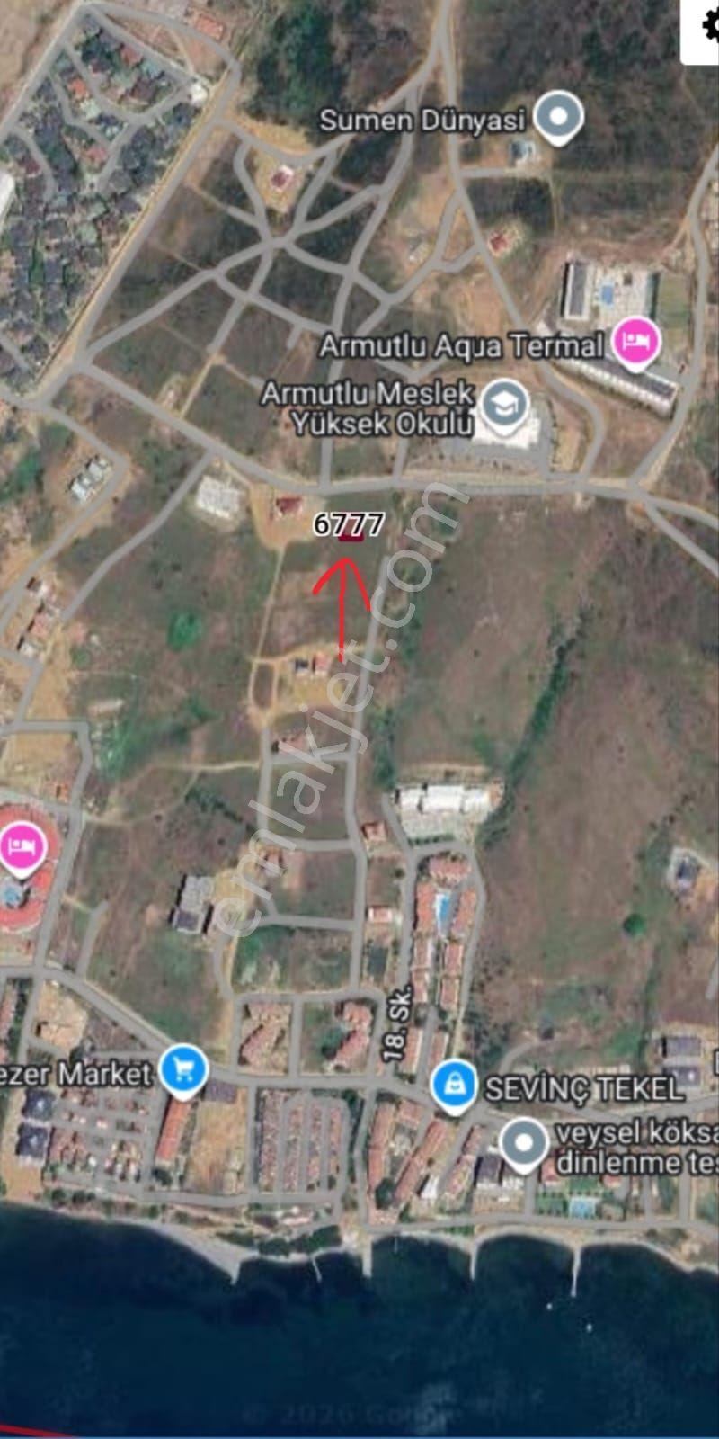 Yalova Armutlu'da Full Deniz Manzaralı 307 Mt.arsa - Görsel 5
