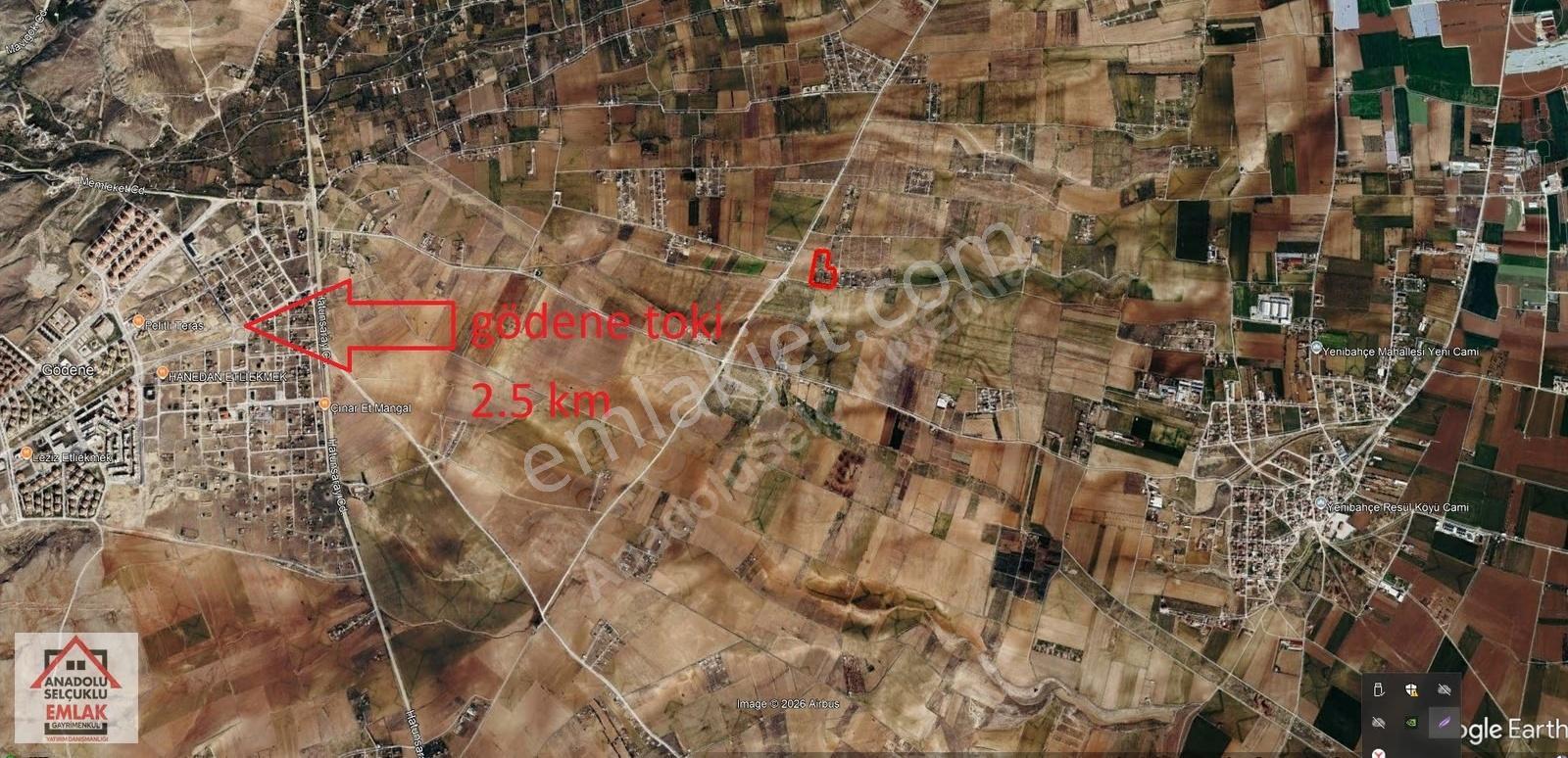 Gödene'de 1020 M² Satılık Bahçe: Kulübeli, Hisseli Tapu - Görsel 3
