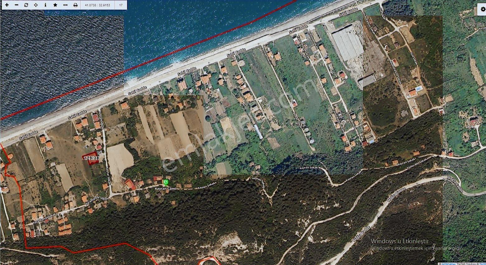 Kastamonu Cide Kumluca Mahallesinde 870.29m2 Satılık Kupon Arsa - Görsel 25