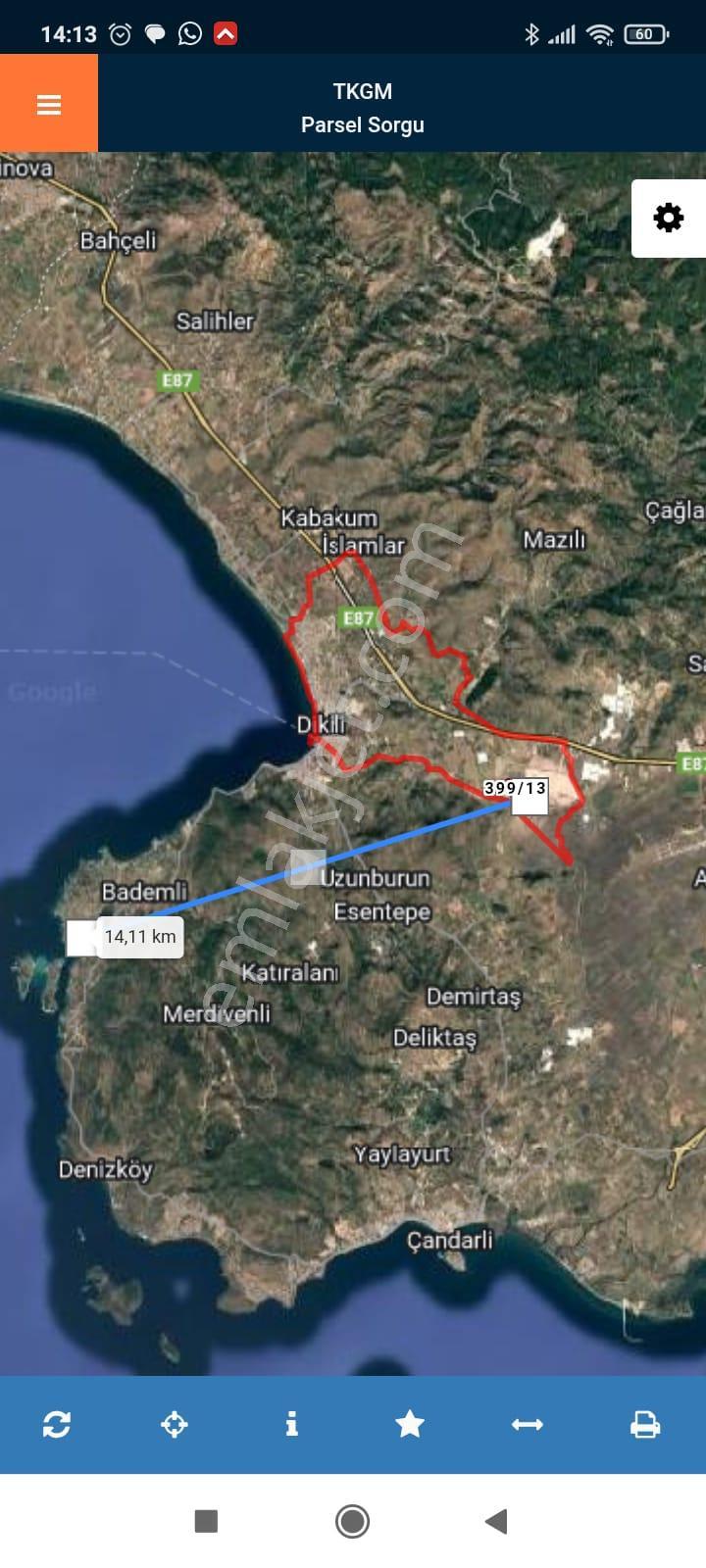 Dikili İsmet Paşa Mah. Yatırımlık Ticari Satılık Arsa - Görsel 6