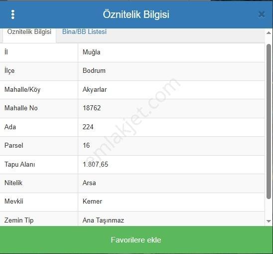 Bodrum Akyarlar Kemer'de Satılık Arsa - Görsel 6
