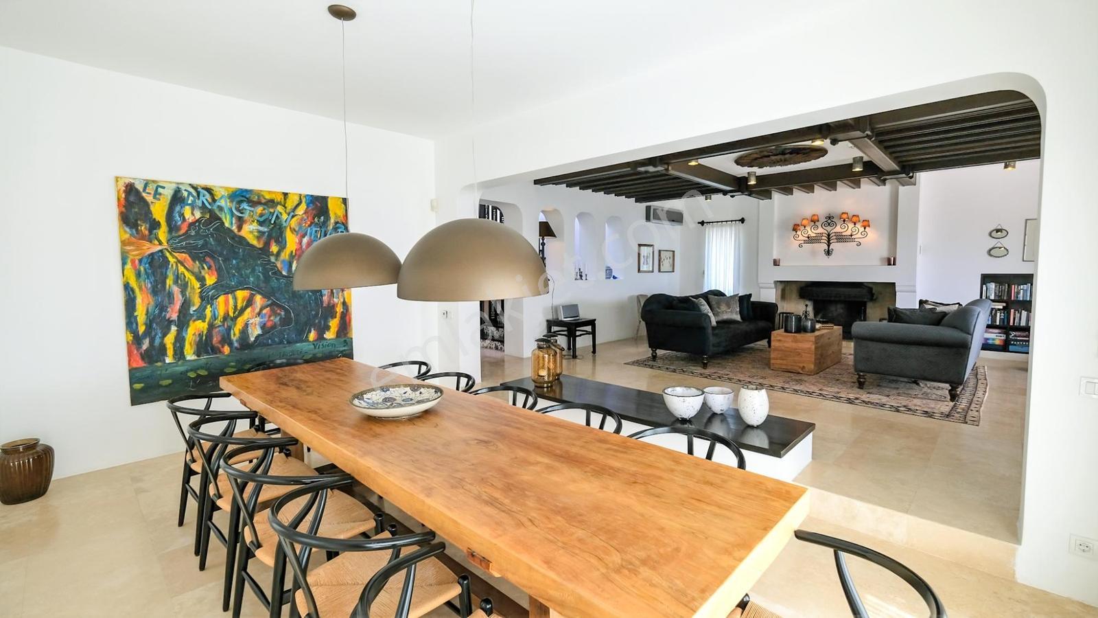 Bodrum Bardakçıda Kale Manzaralı Ultra Lüks 6+2 Vılla - Görsel 26