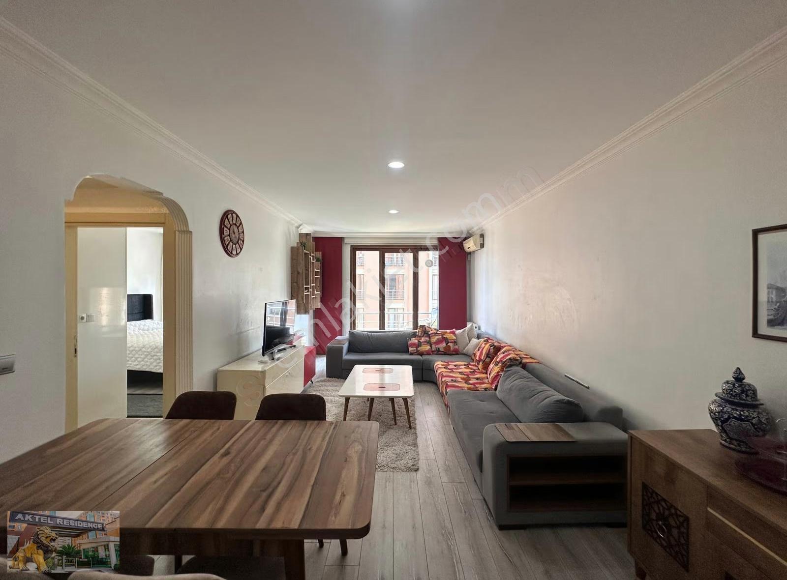 Aktel Satış Ofisinden 1+1 Havuz & Peyzaj Cephe Eşyalı Satılık - Görsel 7