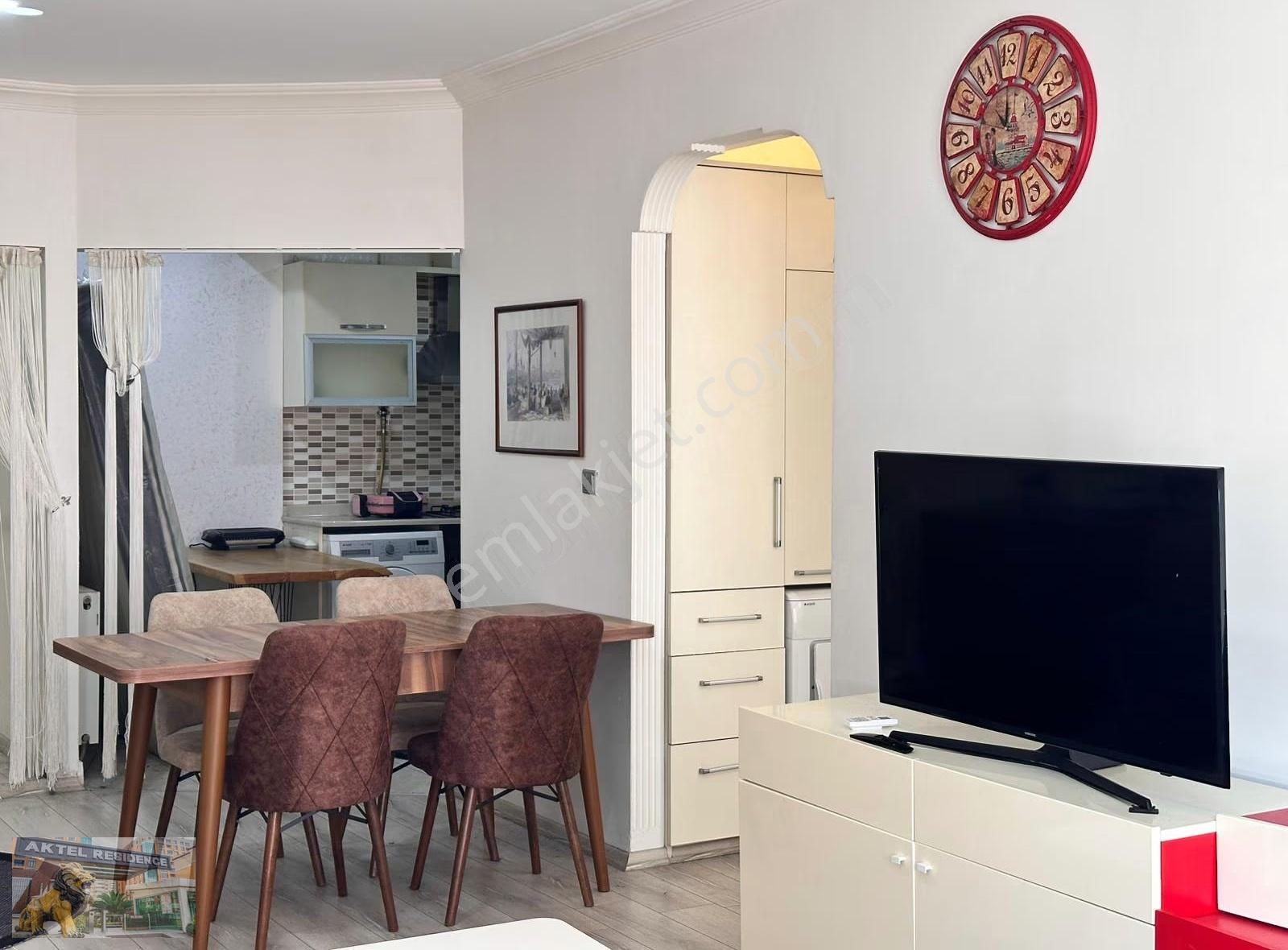 Aktel Satış Ofisinden 1+1 Havuz & Peyzaj Cephe Eşyalı Satılık - Görsel 12