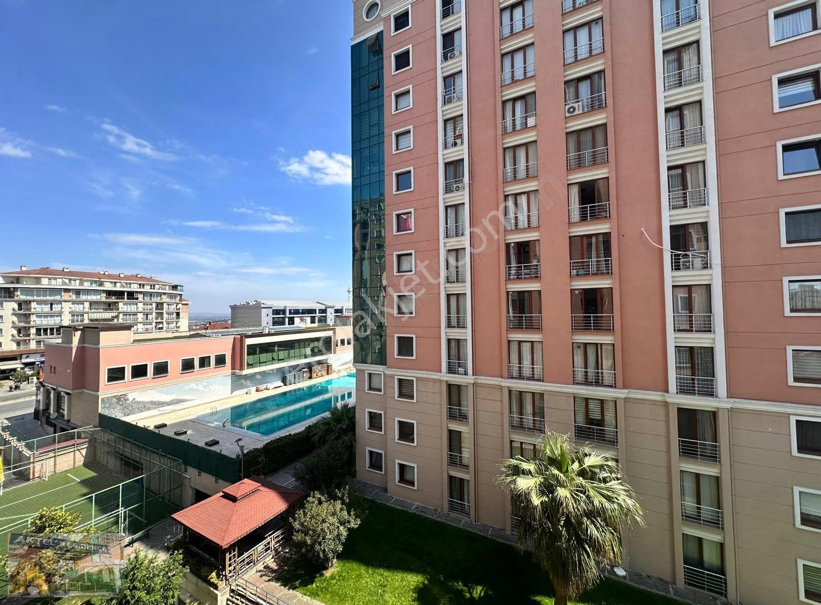 Aktel Satış Ofisinden 1+1 Havuz & Peyzaj Cephe Eşyalı Satılık - Görsel 19