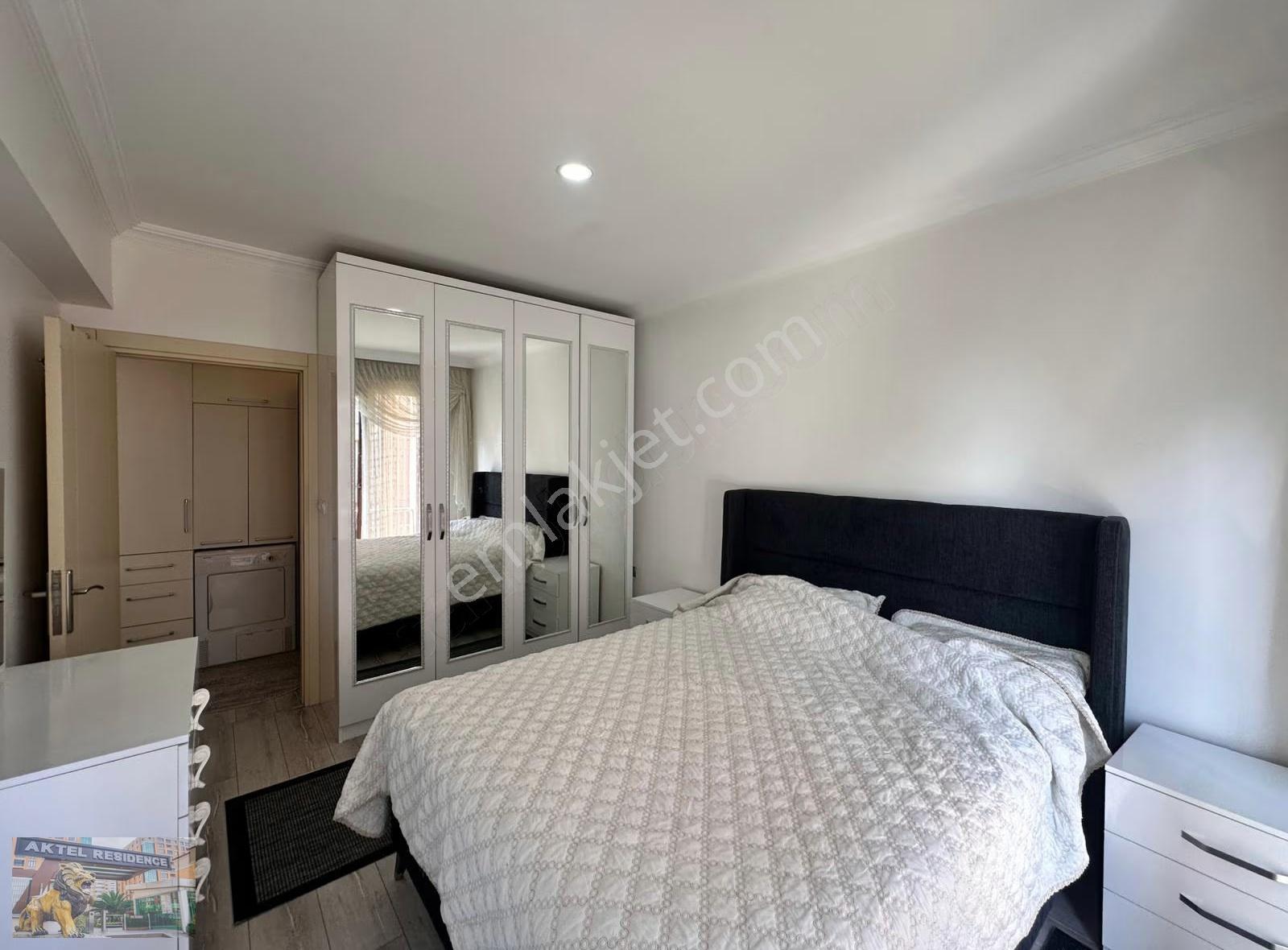 Aktel Satış Ofisinden 1+1 Havuz & Peyzaj Cephe Eşyalı Satılık - Görsel 8