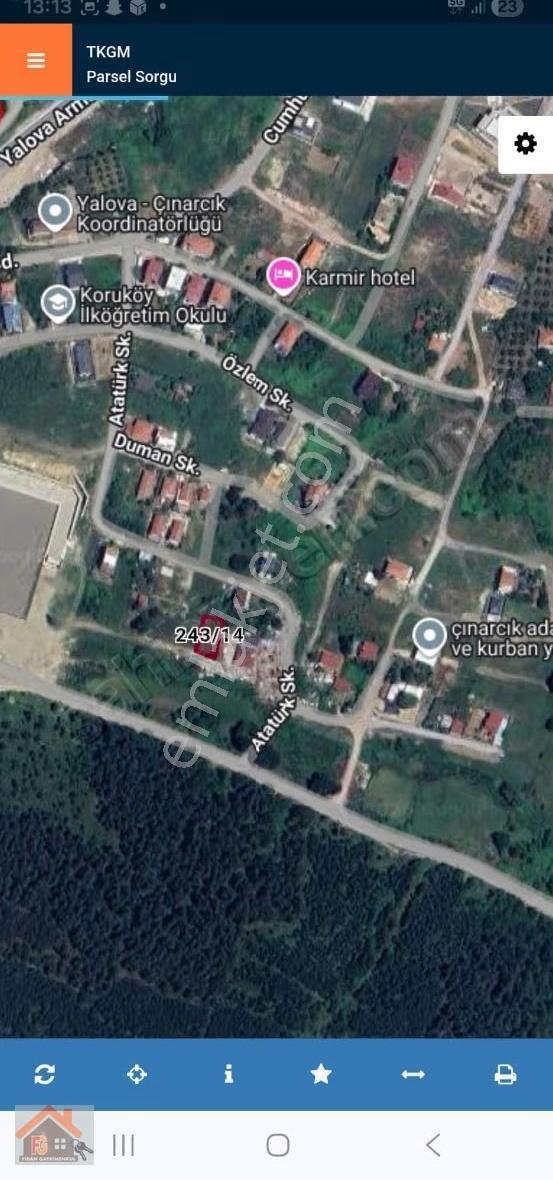 Çınarcık Çalıca Mevkiinde Satılık Fırsat Arsa - Görsel 5