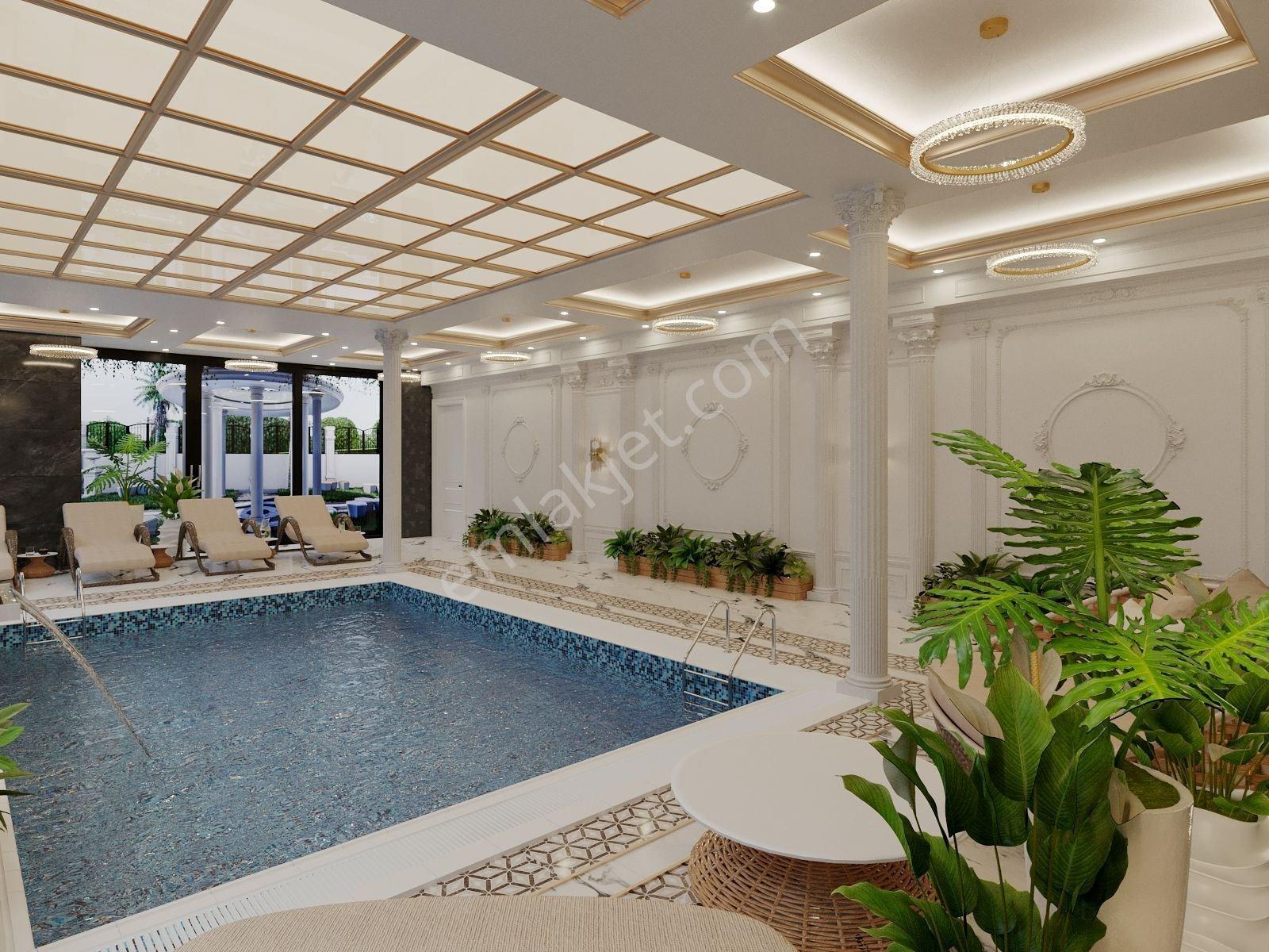 Alanya Mahmutlar'da Sıfır Site İçerisinde Full Lüks Eşyalı 1+1 Satılık Daire - Görsel 10